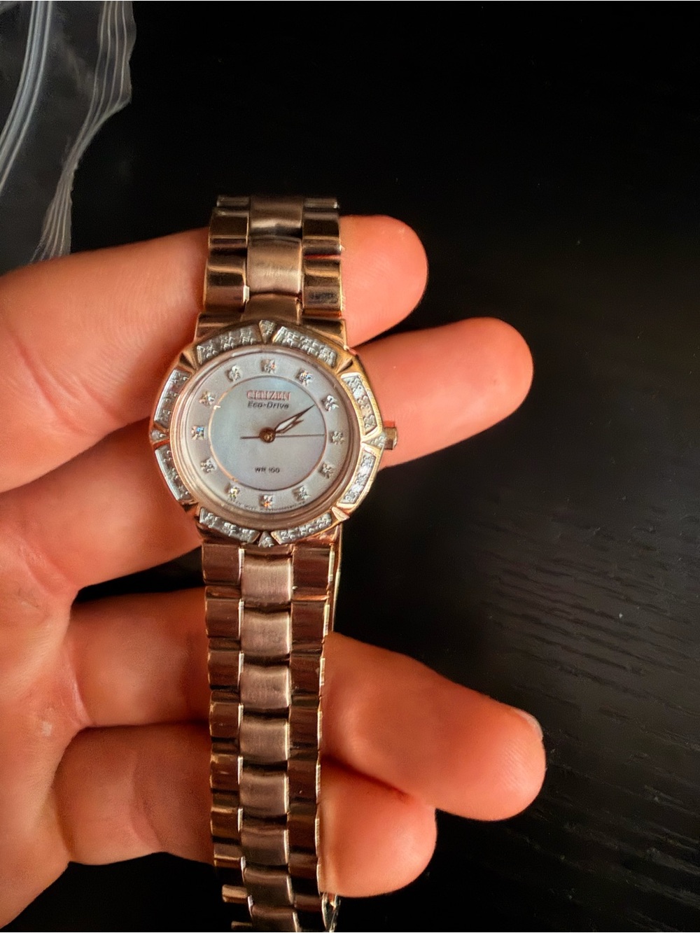 Citizen Rose Gold-Tone Bracelet Watch with Crystal Accents